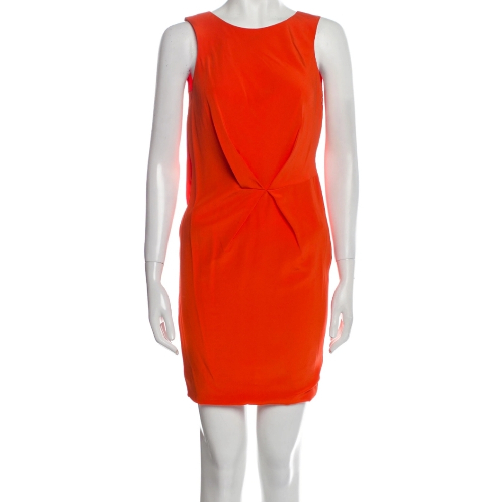 Versace Orange Mini Dress